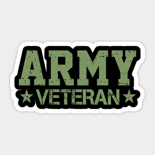 Army Veteran Sticker